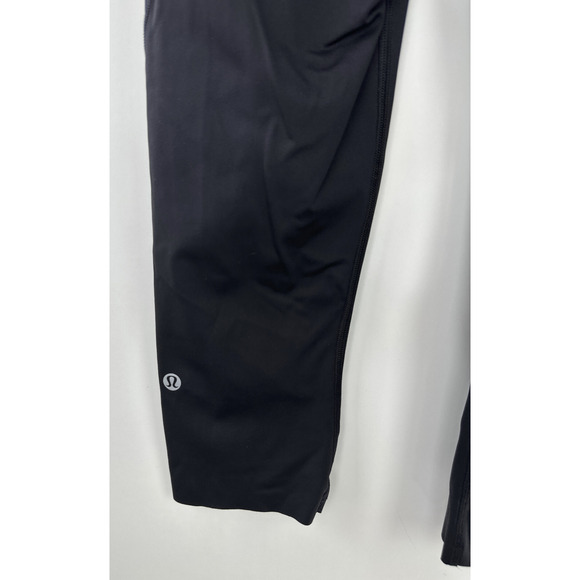 Lululemon Fast Free Crop II Nulux 19" Pants High Rise Run Wicking Black Size 6 - Picture 9 of 14